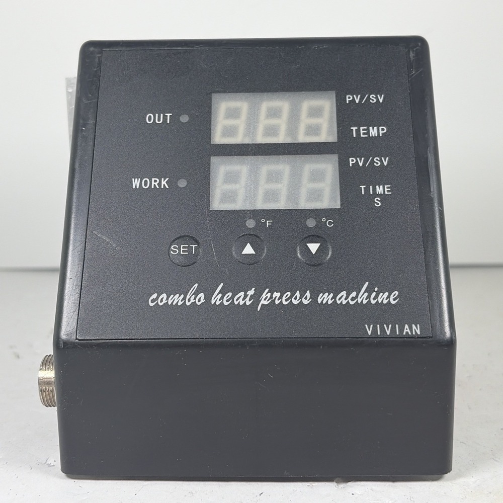 Vivian‎ Combo Heat Press Machine Digital Control Box - Untested
